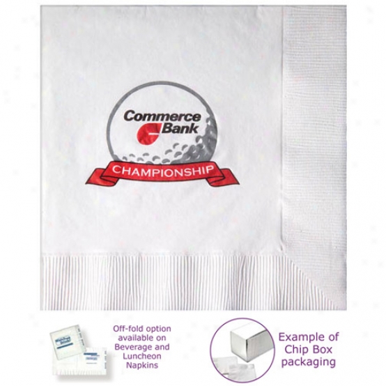 White 3-ply Luncheon Napkins