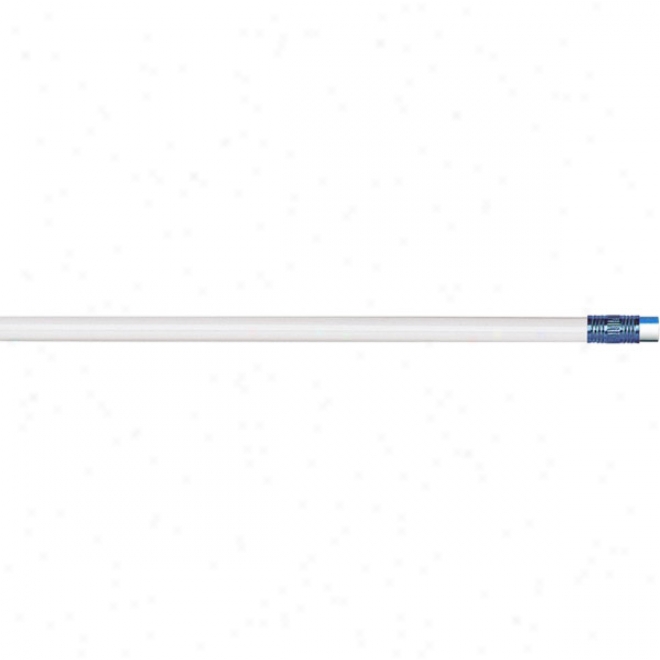 White - Pencil In the opinion of Round Barrel, With A Tooth Eraser