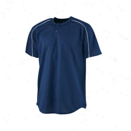 Wicking Two-button Baseball Jersey