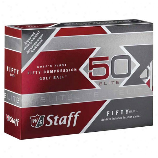 Wilson 50 Elite Golf Ball Std Serv