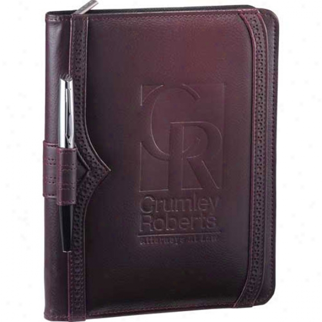 Wingtip Jr.zippered Padfolio