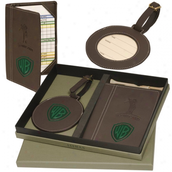 Woodbury Golf Scorecard Round Golf Tag Set