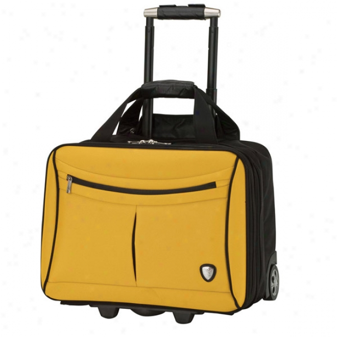 Yellow And Negro Trolley Case
