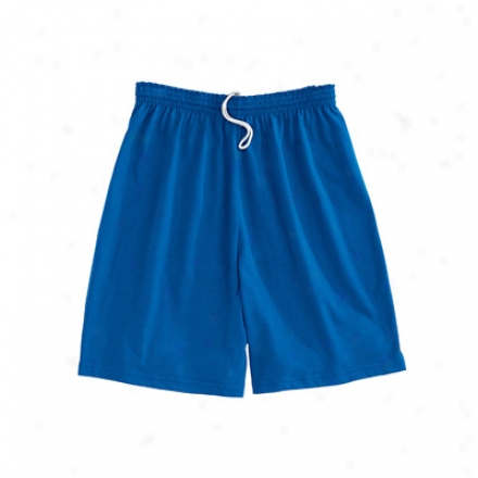 Youth Athletic Jersey Short With Inside Drawcord