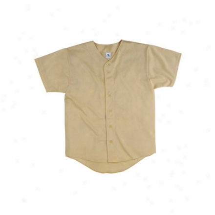 Youth Pro-mesh Button Front Jersey