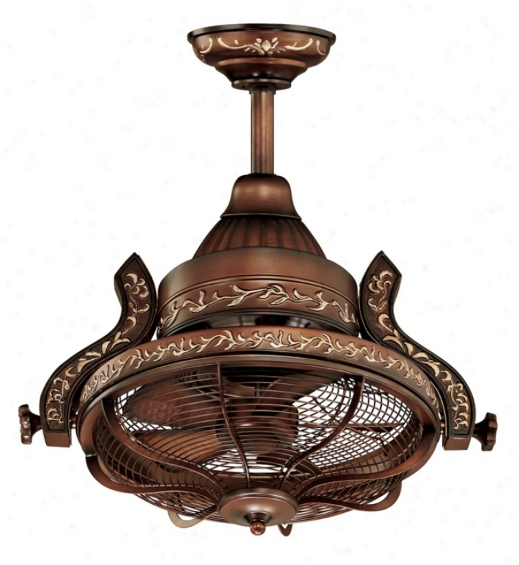 16" Casa Vieja Esquire Rotational Head Ceiling Fan (99647)