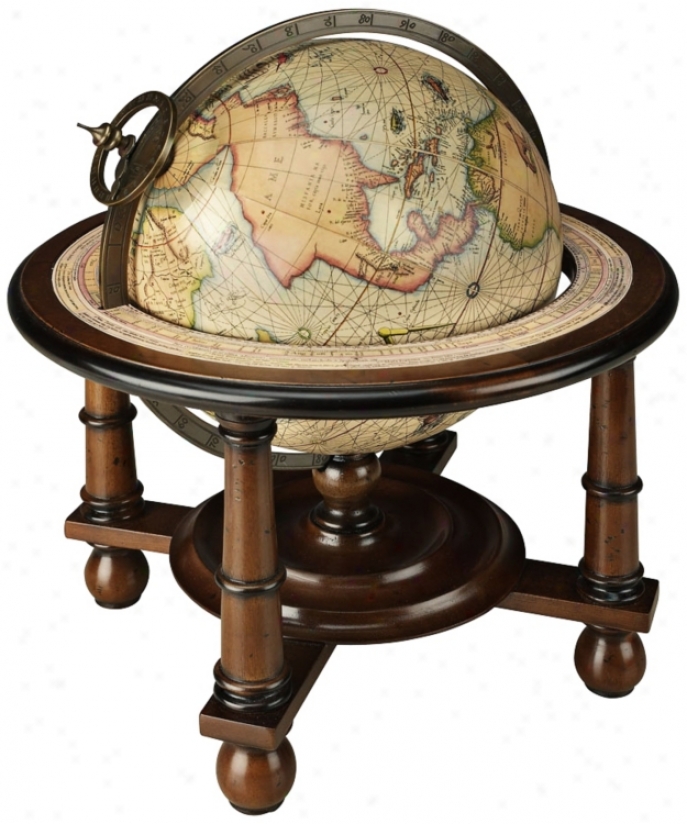 16th Century Mercator Navigator's Terrestrial Globe (v0355)