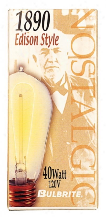 1890 Edison Style 40 Watt Light Bulb (80446)