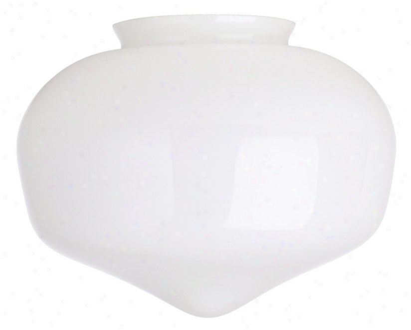 3 1/4" Fitter Large Schoolhouse Cetner Glass Shade (04202)