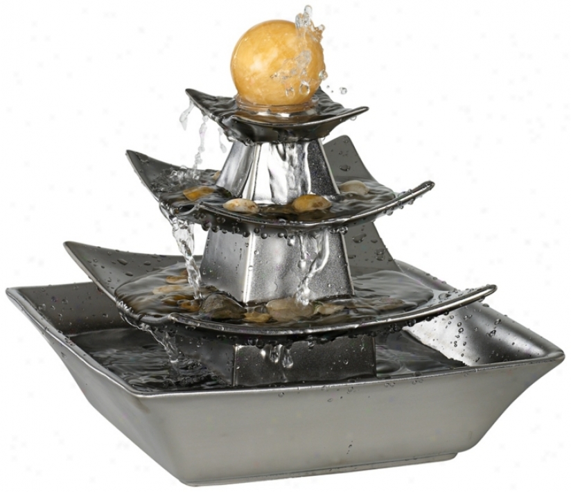 4-tier Table Ball Fountain (t1996)