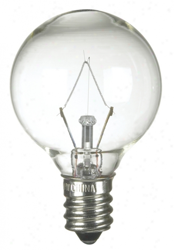 40-watt G-11 Krypfon Clear Candelabra Plebeian Light Bulb (68620)