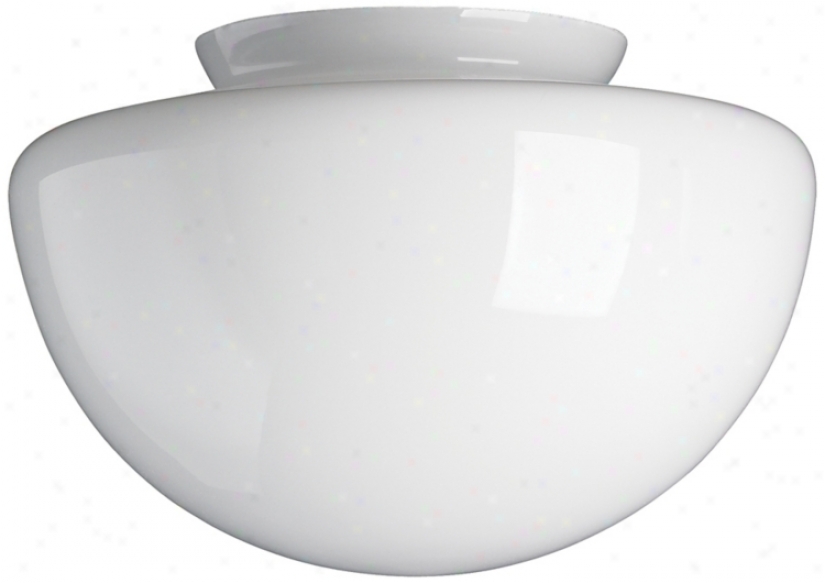 4" Fitter Squashballl Frosted Glass Shade (09923)