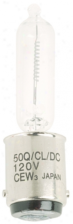 50 Watt Quartz Halogen Double Contact Bulb (34815)