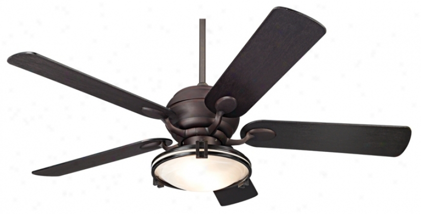 52" Casa Optima&#8482; Espresso Ceiling Fan With Light Kit (40235-45954-23522)