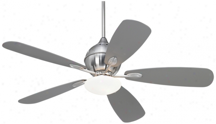 52" Casa Vieja Croma Brushed Nickel Ceiling Fan (r0077)