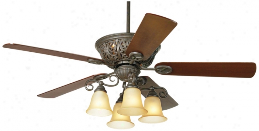 52" Costa Del Sol&#8482; Scroll Ceiling Fan (37565)