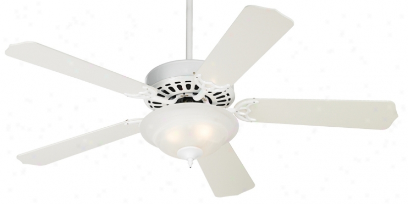 52" White Knight Energy Star 3-light Kit Ceiling Fan (26847-08607)