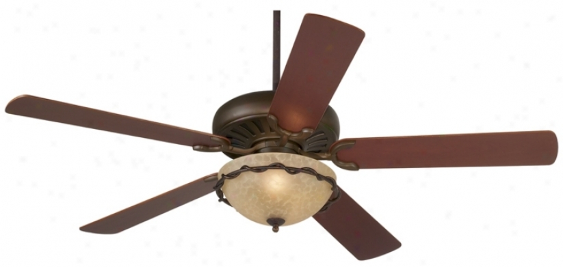 60" Casa Equinox Italian Bronze Light Kit Ceiling Fan (40189-42700-84671)