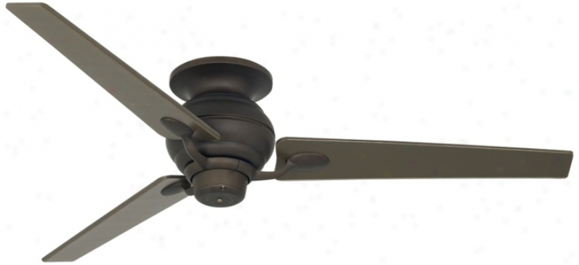 60" Spyder Bronze Tapered Blades Hugger Ceiling Fan (r4216-t2693)