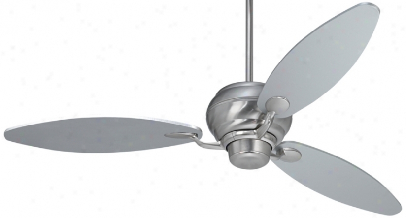 60" Spyder&#8482; Brushed Steel Ceiling Fan (r2181-r2447)