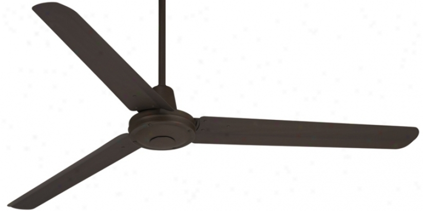 60" Turbina Oil-rubbed Brass Ceiling Fan (u4514)