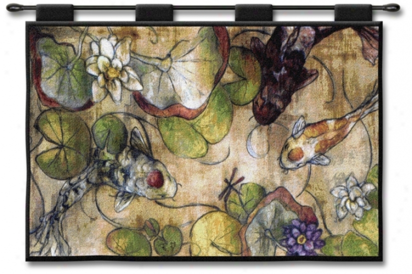 A Kli Rendezvous 53" Wide Wall Tapestry (j8659)