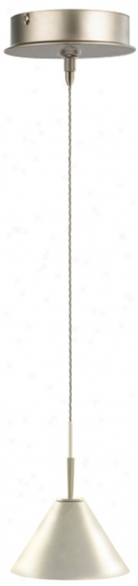 Alico Cone Satin Nickel Mini Pendant (p6845-17776)