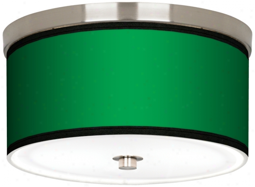 All Green Nickel 10 1/4" Wide Ceiling Light (j9214-k1677)