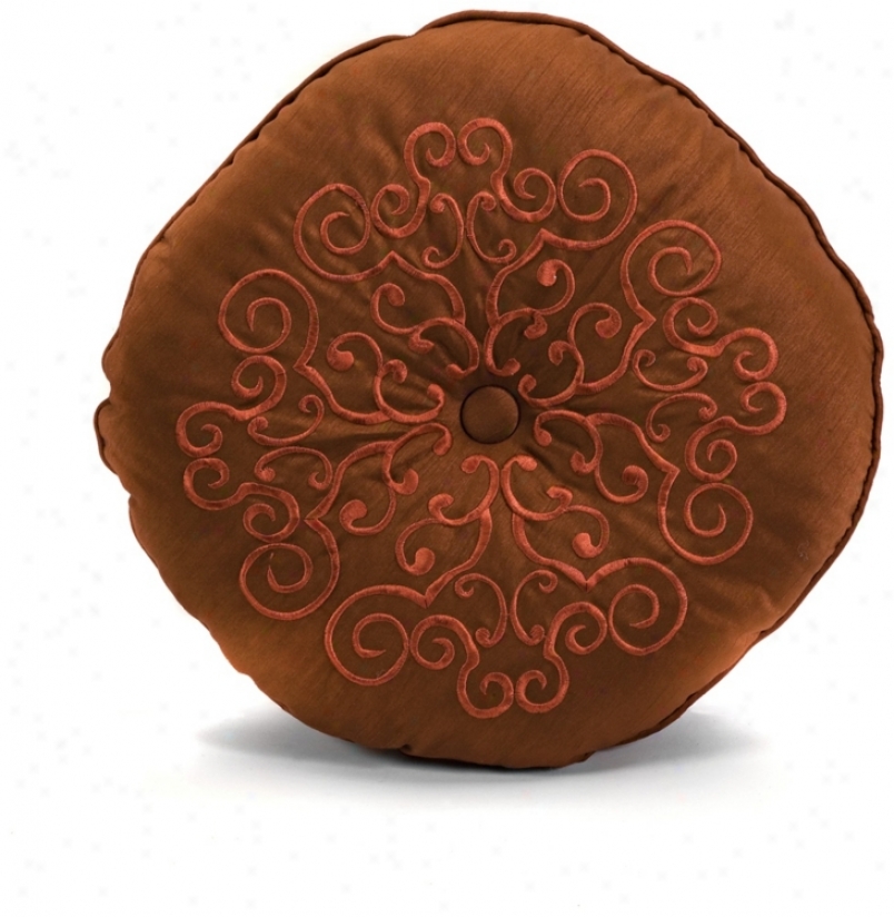 Alma Round Medallion Pillow (n1347)