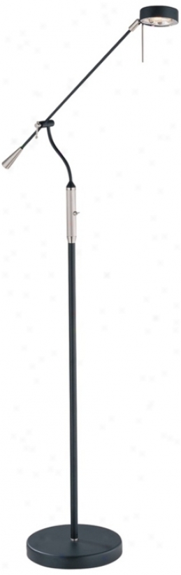 Alogene Black Balance Arm Floor Lamp (k6568)