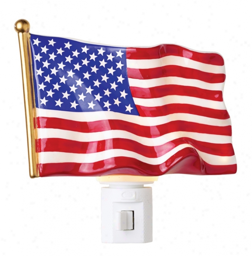 American Flag Night Light (23466)