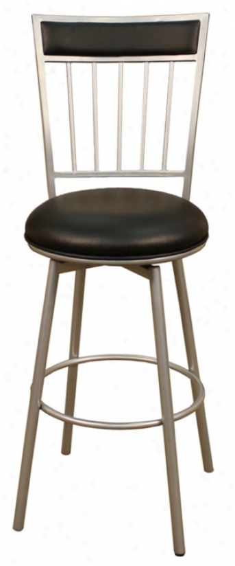 American Heritage Alliance Silver 24" High Counter Stool (u4572)