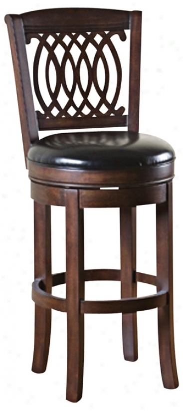 American Heritage Atwood 24" High Contrary Stool (n0804)