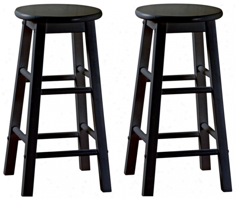 American Heritage Classic SrtO f Pair 30" Hihh Bar Stools (n0844)