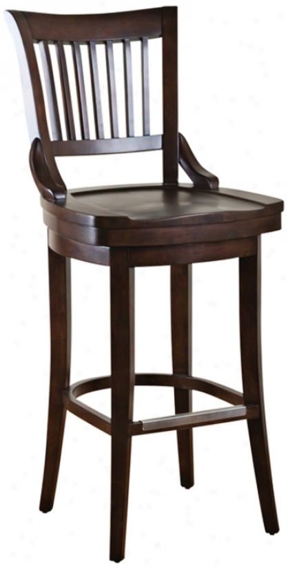 American Heritage Liberty Chestnut 30" High Body of lawyers Stool (n0942)