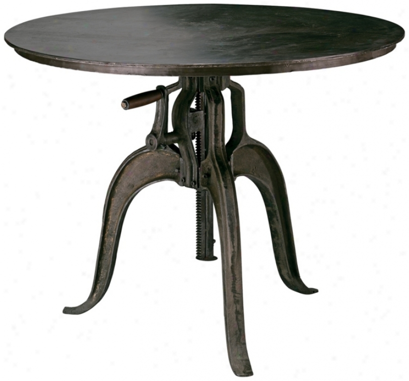 Americana Large Adjustable Crank Table (u2301)