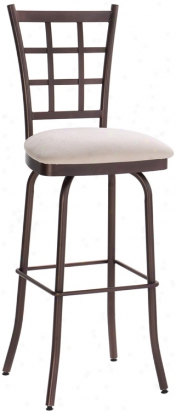 Amisco Jami3 Pina Colada 30" High Swivel Bar Stool (m9247)