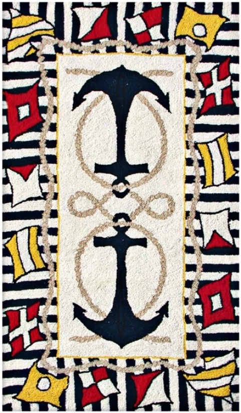 Anchors Away Area Rug (f4565)