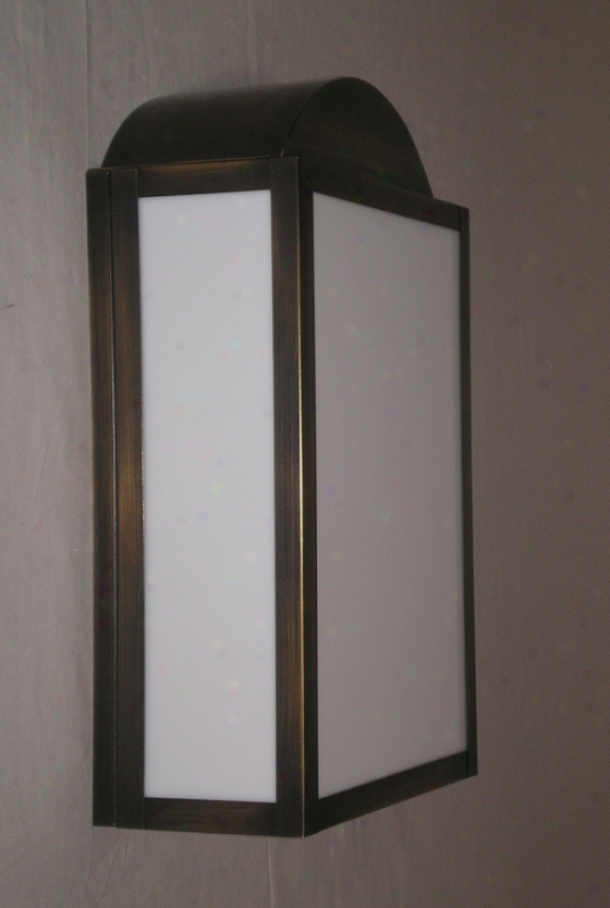 Antique Brass Finish 13" High 8" Wide Wall Light (00685)