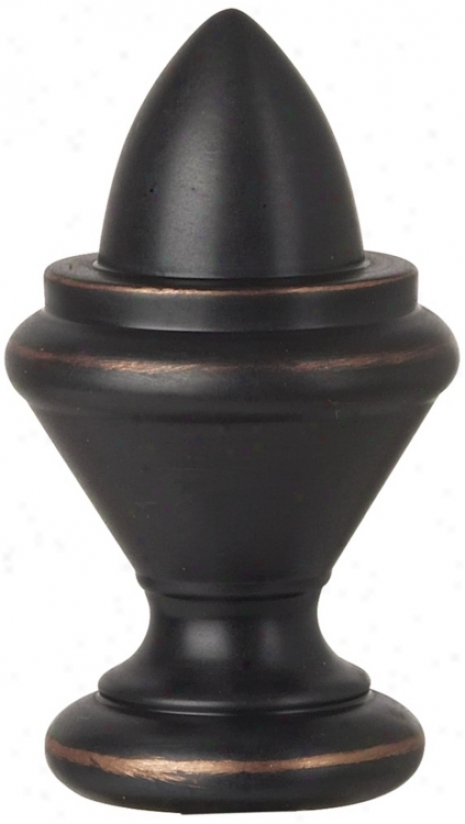 Antique Bronze Acorn Finial (n5302)