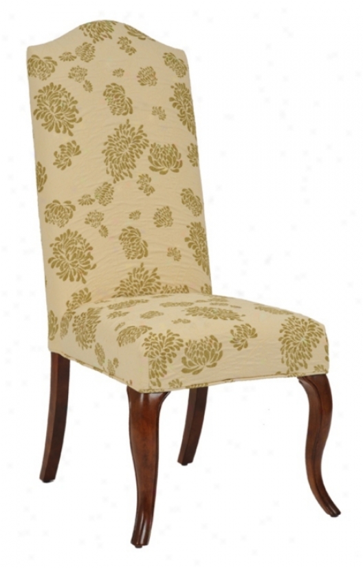 Apple Slipco\/ered High Camel Back Armless Dininv Chair (m5095-m5134)