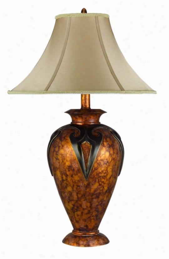 Arcadia Copper Shimmer Table Lamp (60892)