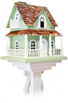 Archtop Windows Country Bird House (h9560)