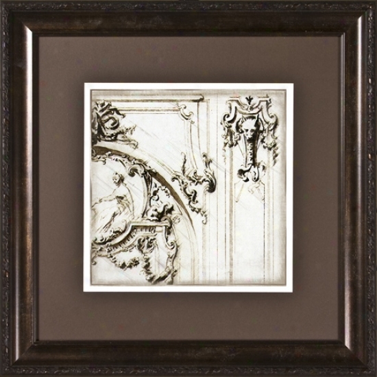 Archway Details I Print In a state of being liable to Glass 19 1/2" Square Wall Art (h1908)