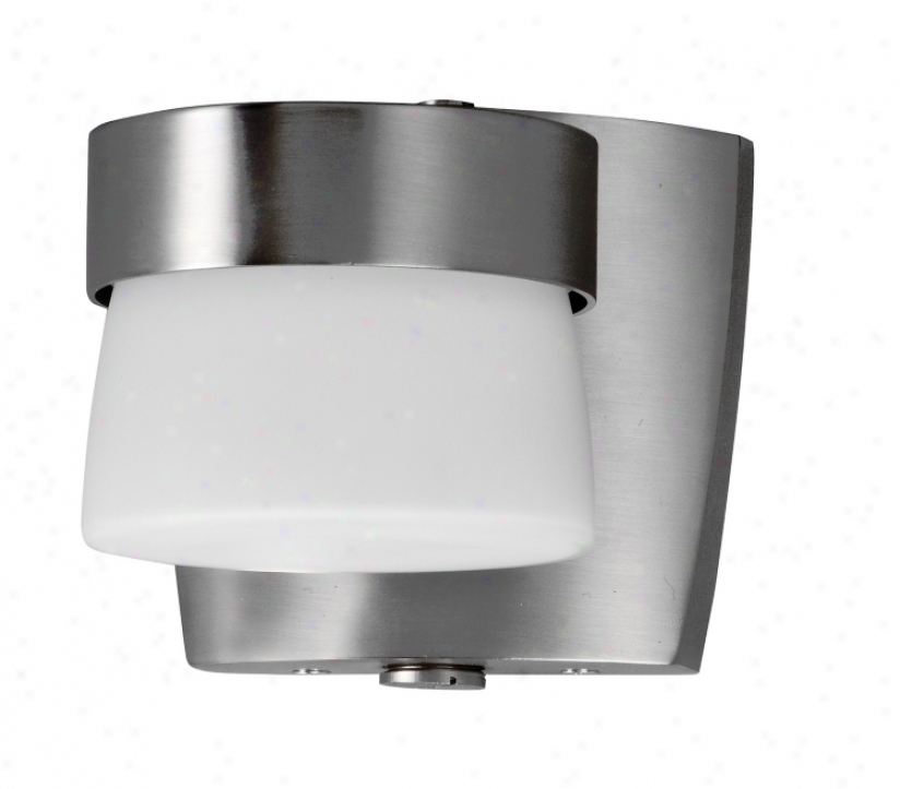 Aria 4 3/8" High Energy Efficient Nickel Outdoor Wall Sconce (g2634)