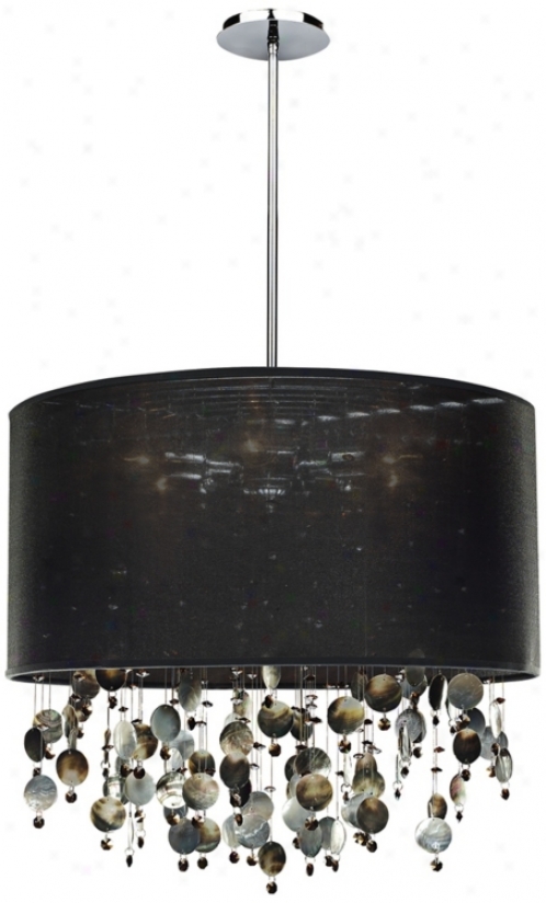 Around Town Pearl And Wicked 24" Wide Pendant Chandelier (u5478)