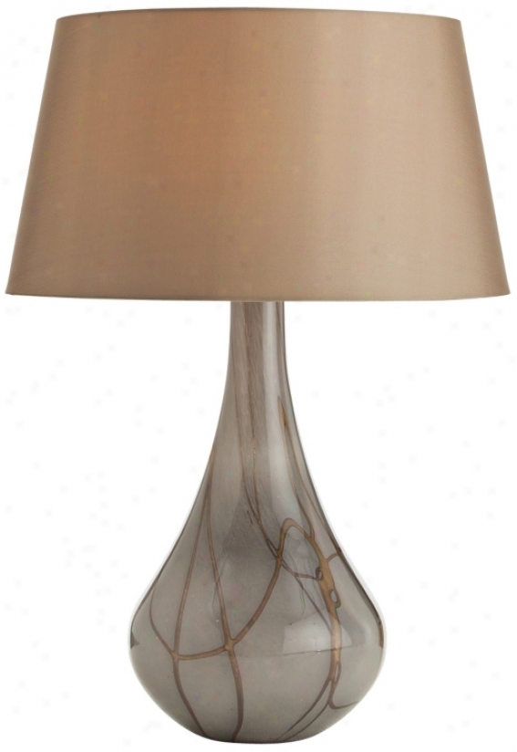 Arteriors Home Overton Caramel Smoke Glass Table Lamp (v5096)