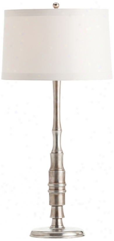 Arteriors Home Teagan Distressed Silver Buffet Lamp (v5071)