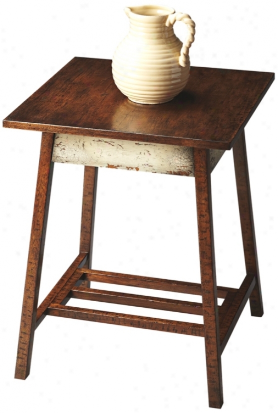 Artist's Original Appaloosa Accent Table (u7839)