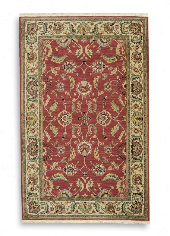 Ashara Collection Agra Red 2'6"x12' Karastan Area Rug (v4381)